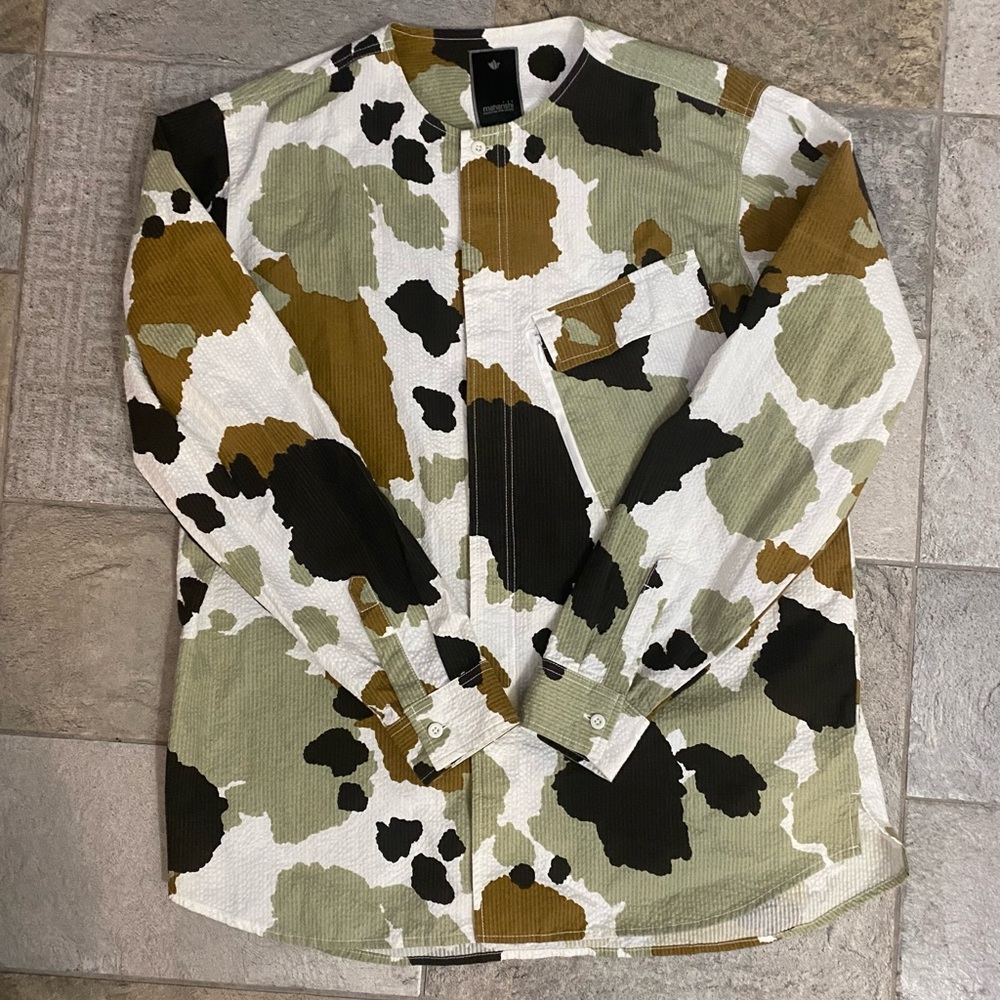 SS18 MAHARISHI SUMMER WOODLAND CAMO BUTTON UP!